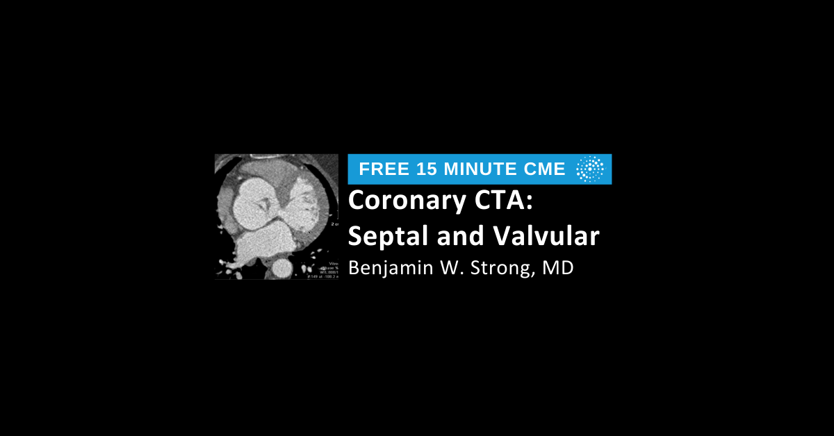 Coronary CTA: Septal and Valvular