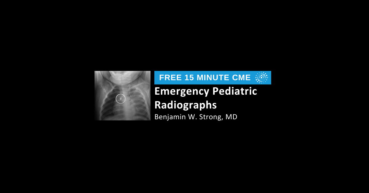 Emergency Pediatric Radiographs