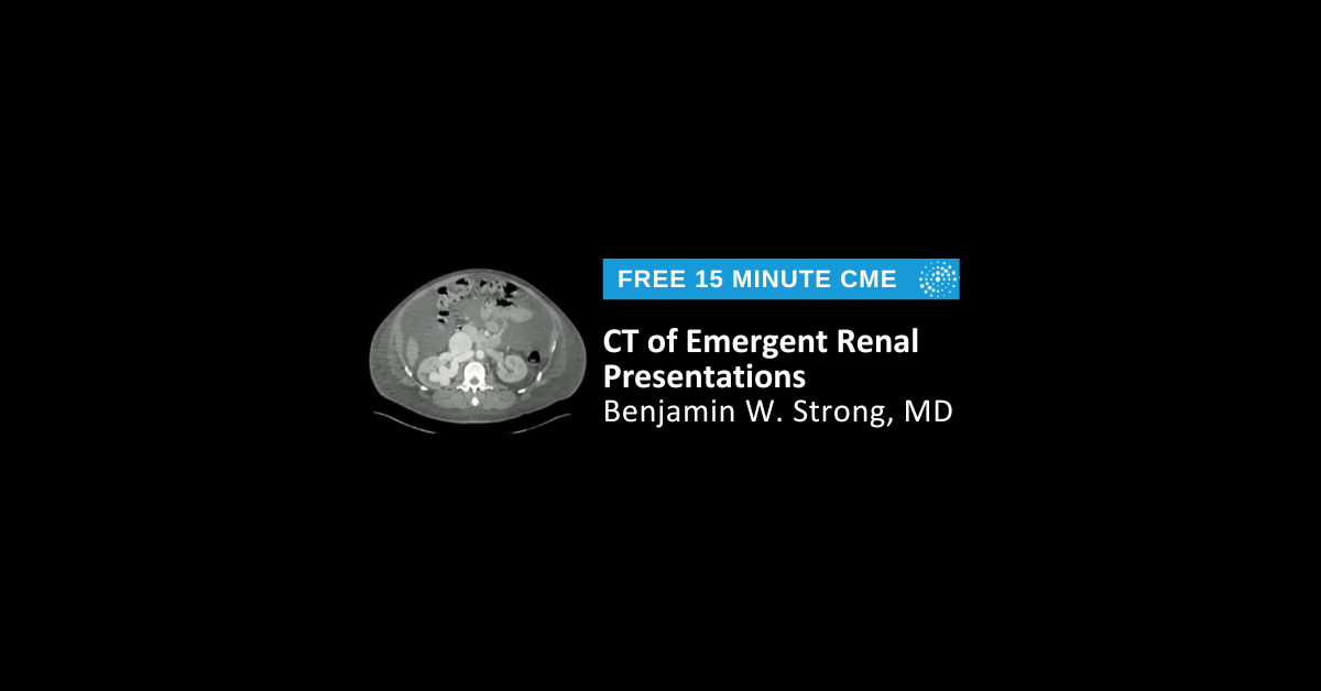CT of Emergent Renal Presentations