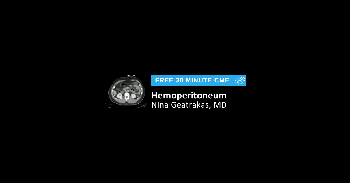 Hemoperitoneum